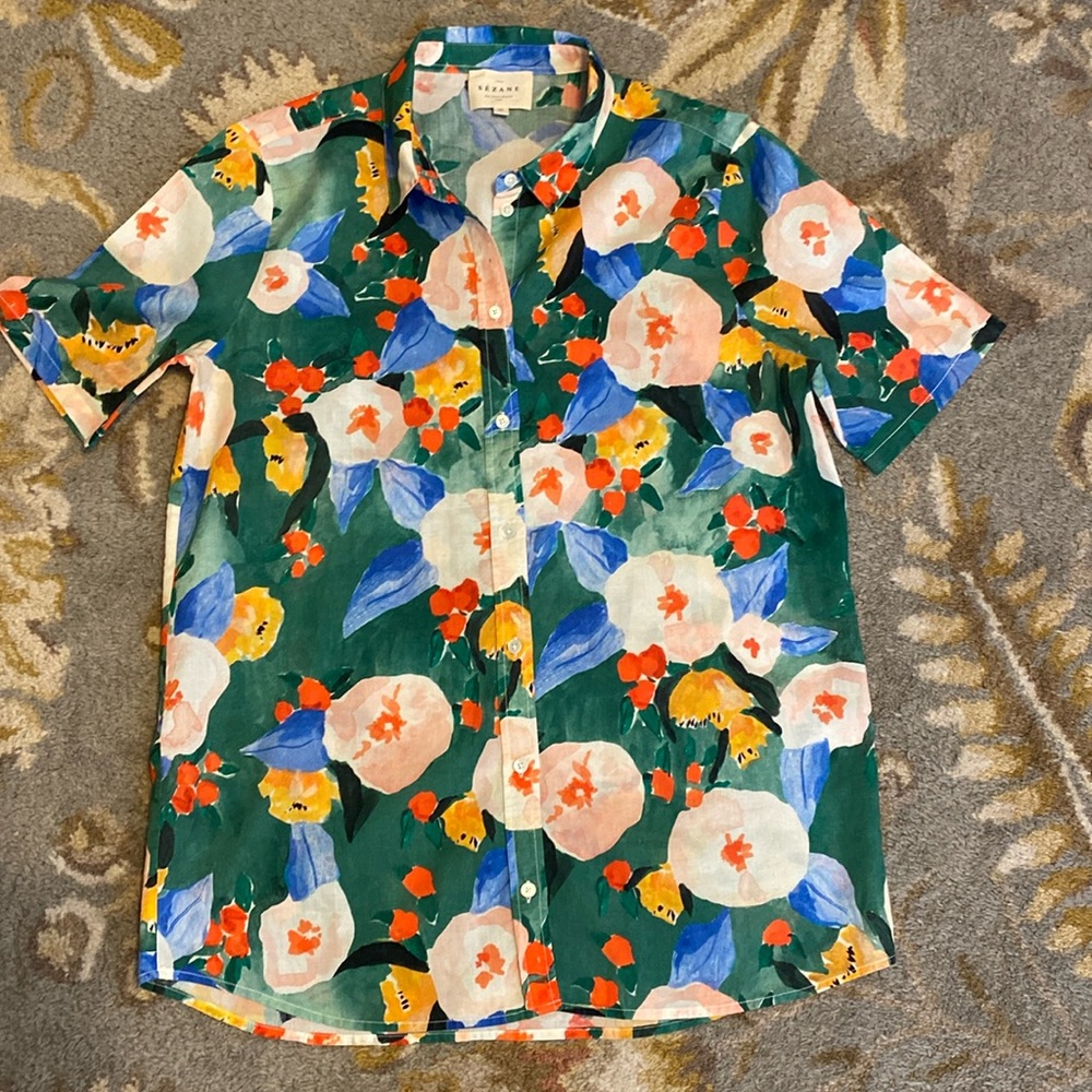 Sezane women’s camp shirt